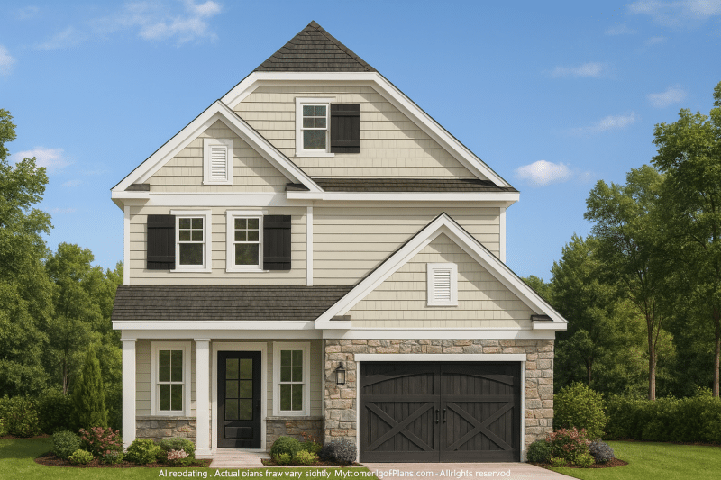 Modern Craftsman House Plan with Open Floor Plan Designs