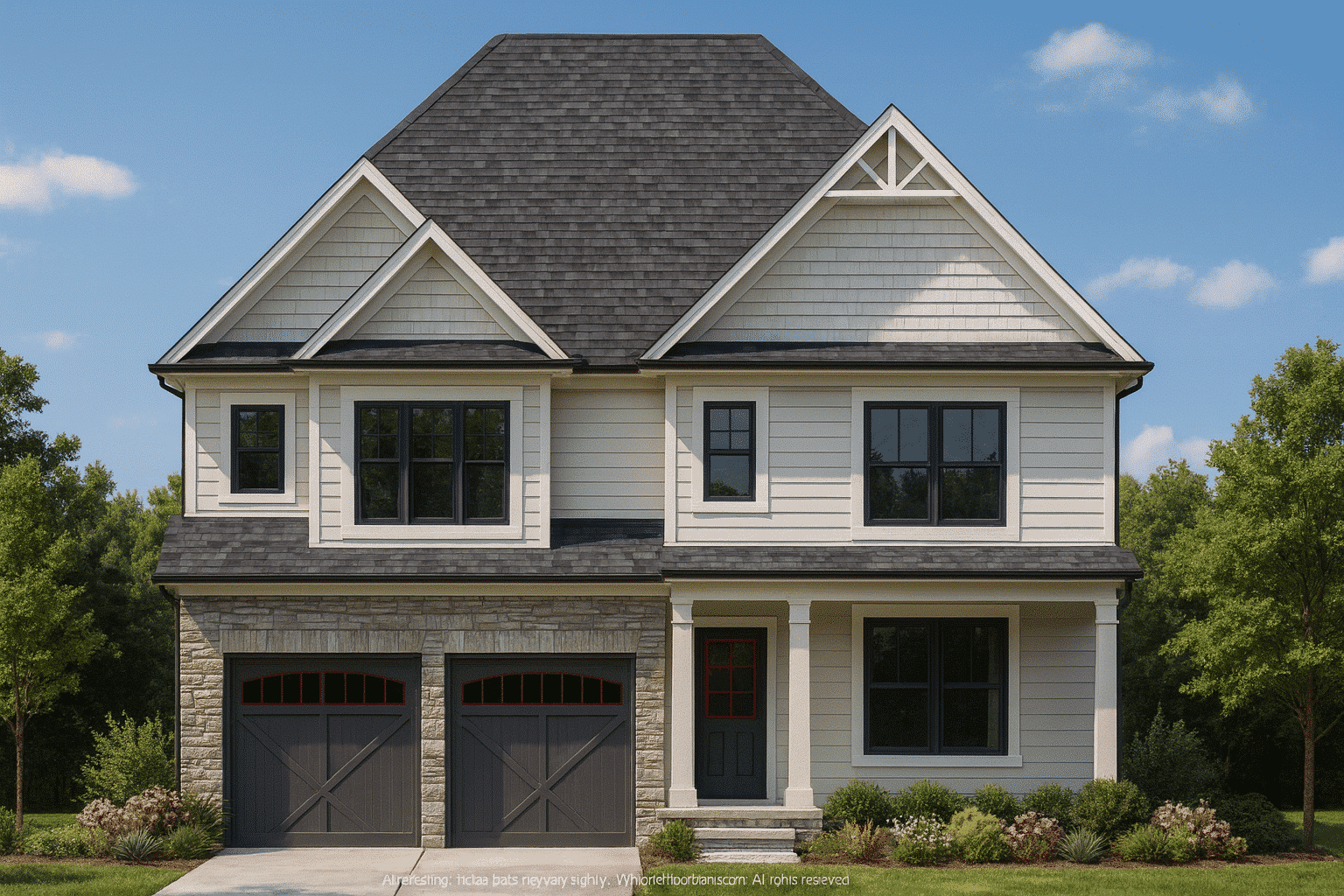 Modern Suburban House Plan with CAD Designs and Spacious Floor Layout