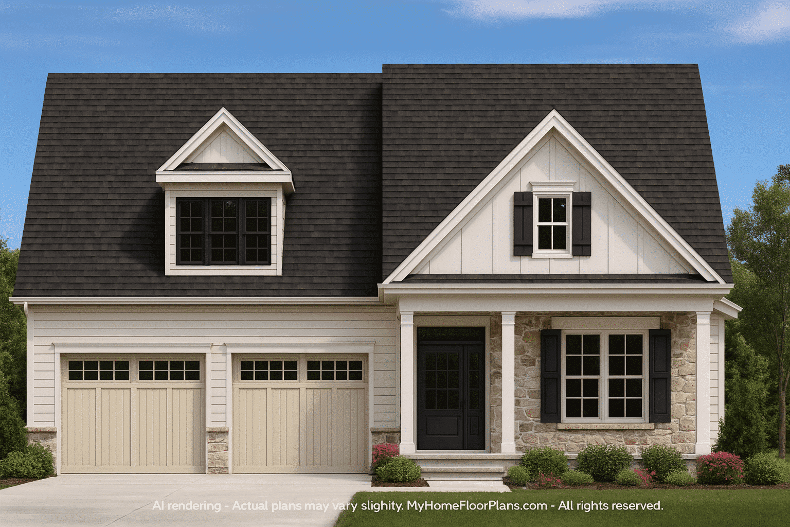 Spacious Craftsman House Plan with 5 Bedrooms & Modern Layout