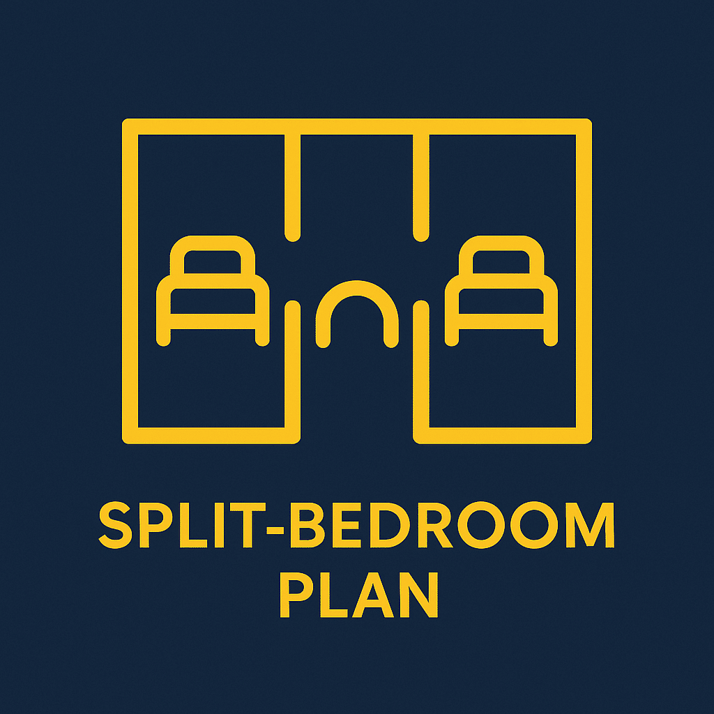 Split Bedroom Home Plans