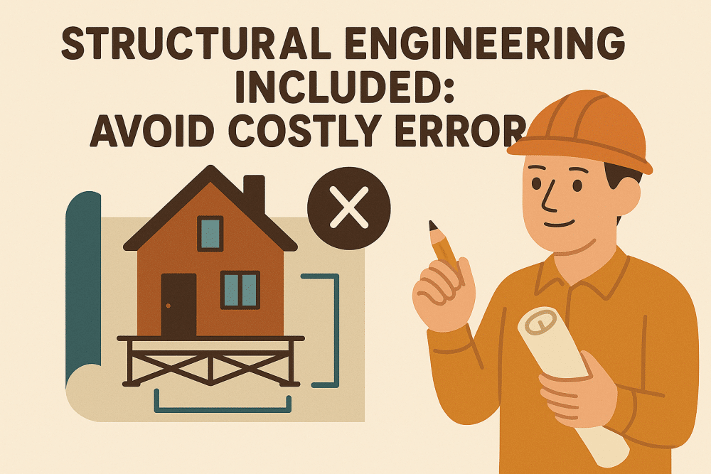 Structural Engineering Included - Avoid Costly Errors