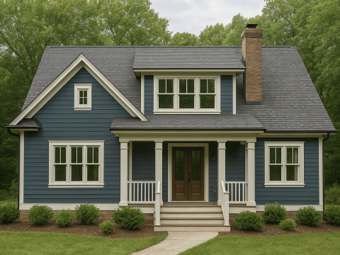 Stunning 2-Story Craftsman House Plan with 4 Bedrooms and Bonus Space