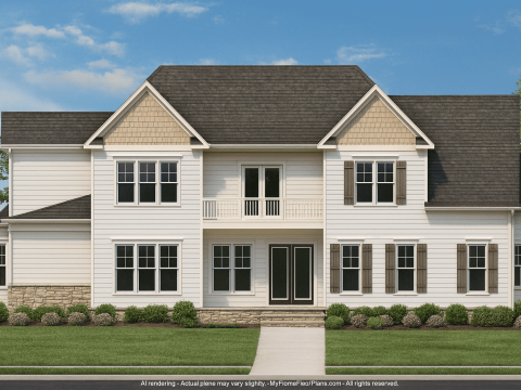 Stunning 2-Story House Plan with 5 Bedrooms and CAD Blueprints