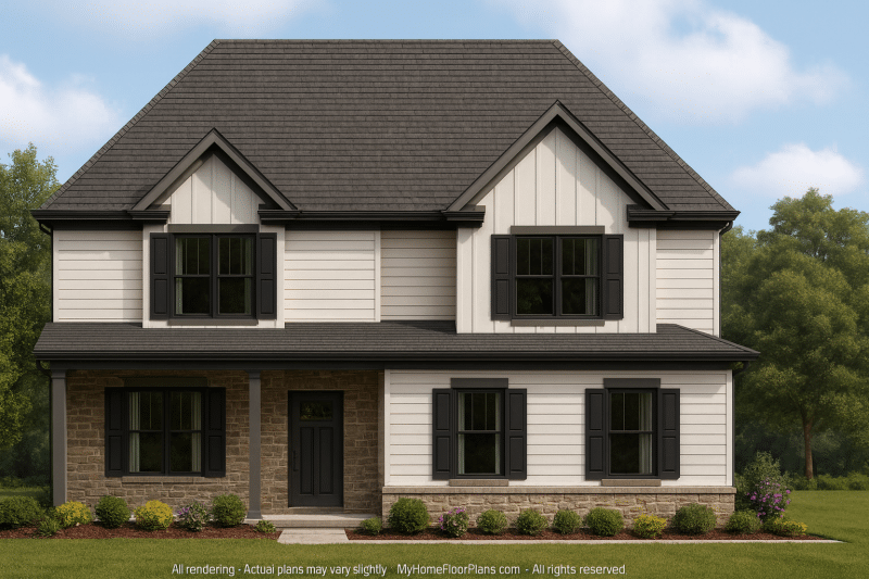 Stunning Home Floor Plan with CAD Designs & Blueprints