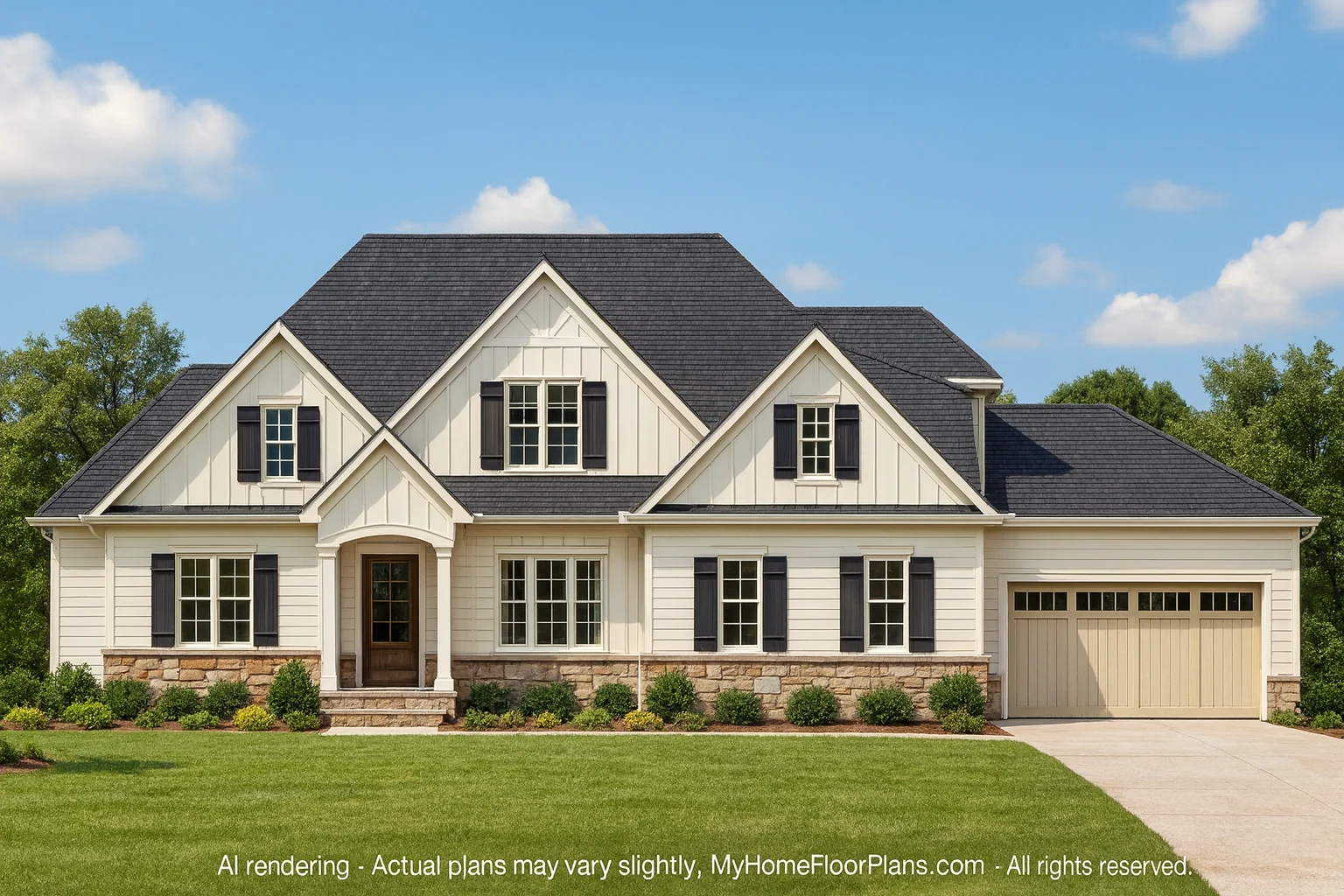 Traditional 2-Story House Plan with CAD Designs and Open Layout