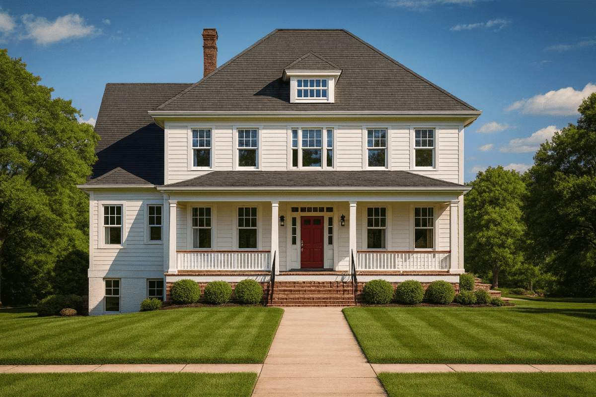 Traditional Farmhouse House Plan with Basement and Garage – 6,341 SqFt