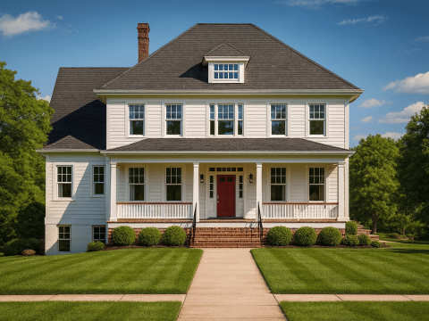 Traditional Farmhouse House Plan with Basement and Garage – 6,341 SqFt