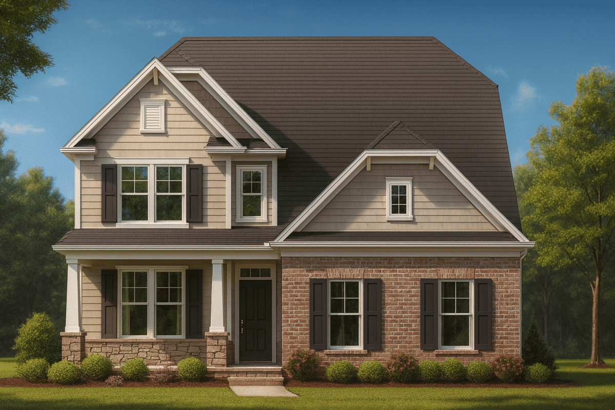 10-1397 HOUSE PLAN - Modern Craftsman house Plan Floor Plans, CAD & Designs