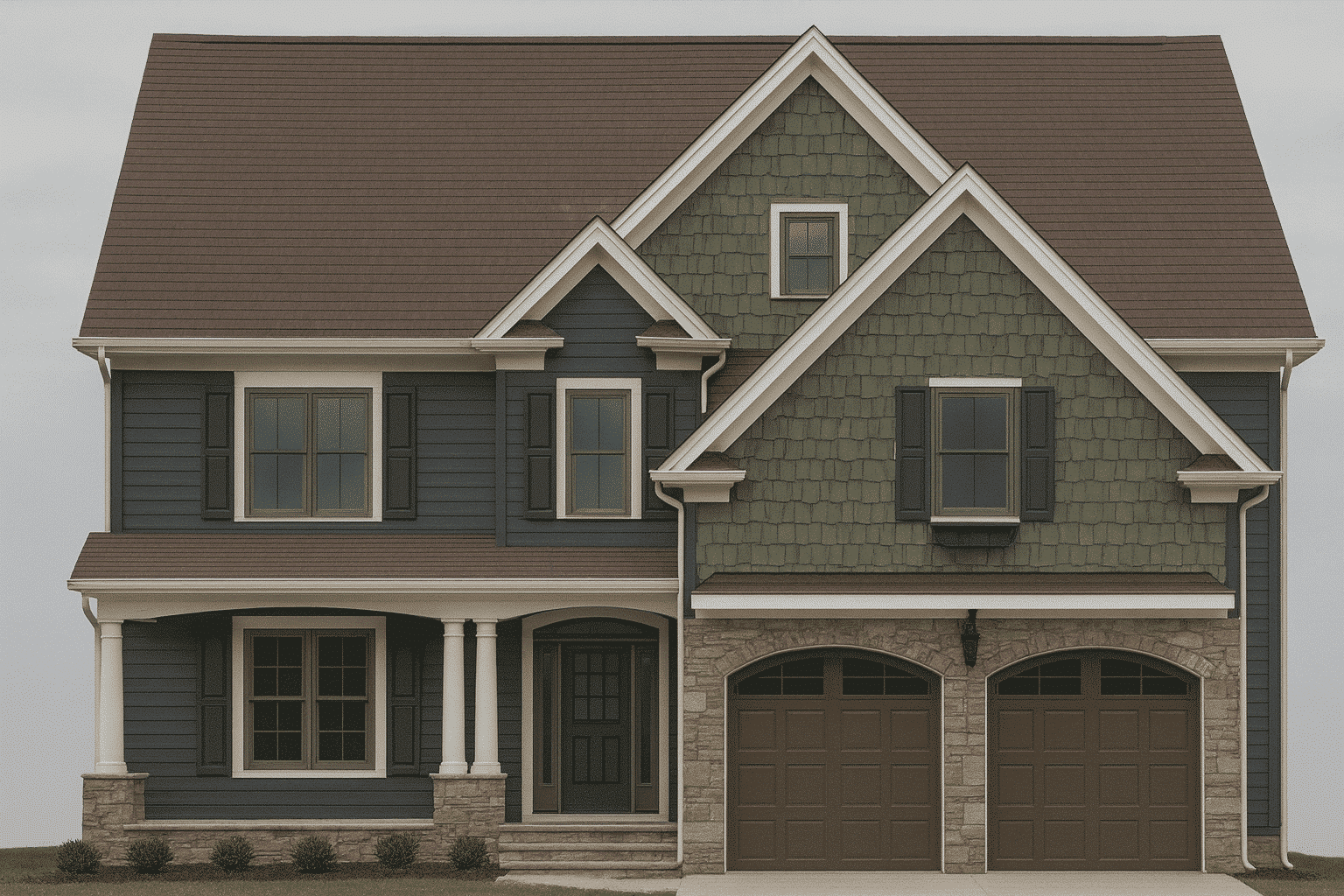 10-1260 HOUSE PLAN - Stunning house Floor Plan Blueprint CAD Architectural Design