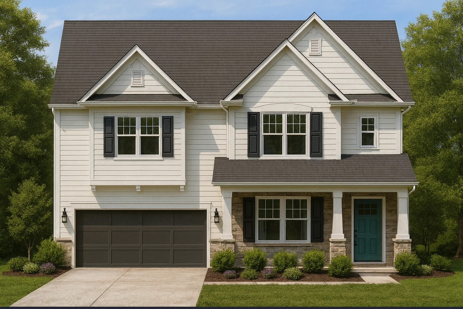 2-story house plan featuring 2,615 heated sq. ft., 3 bedrooms, 2 bathrooms