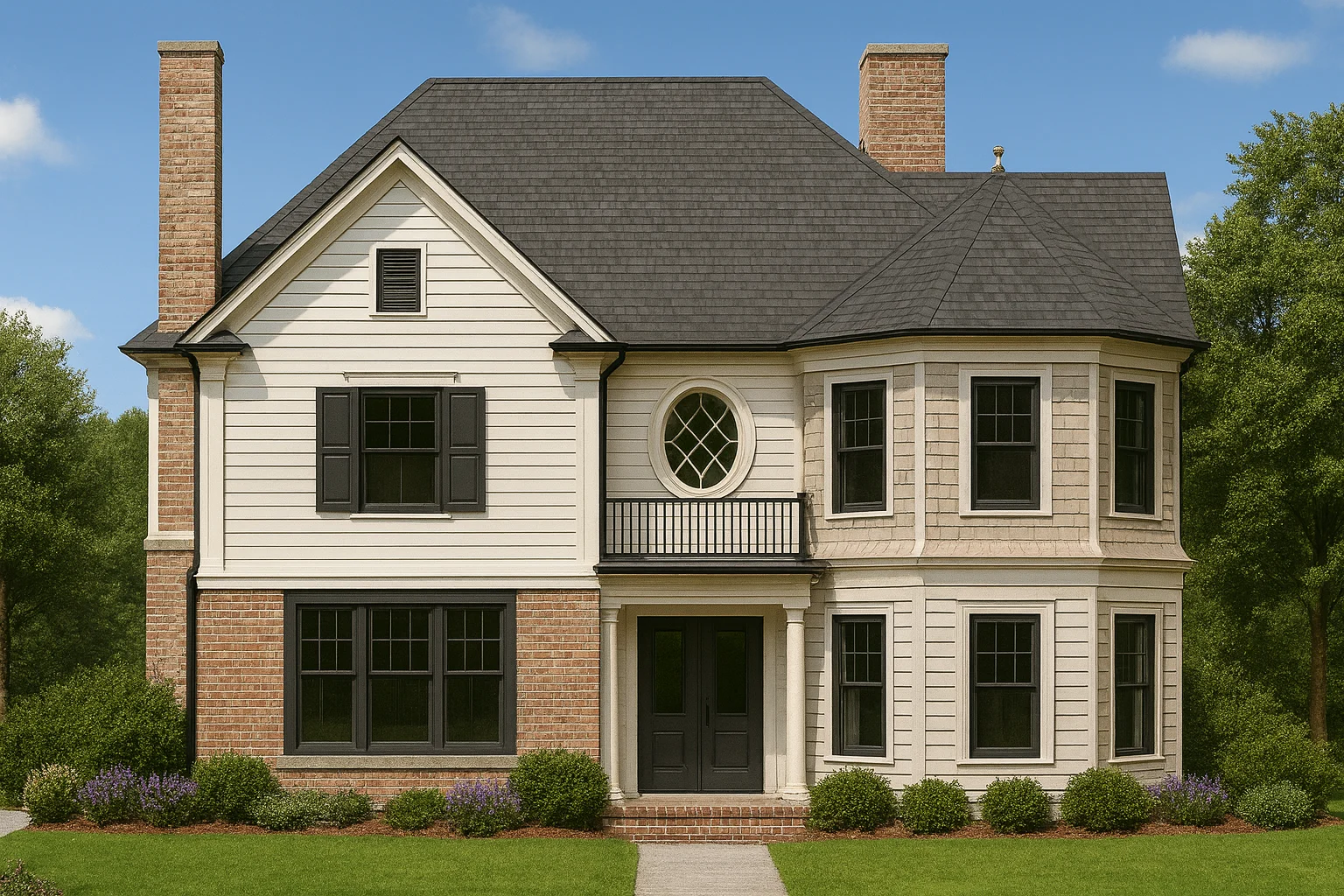 2.5-story home plan featuring 3,371 heated SF