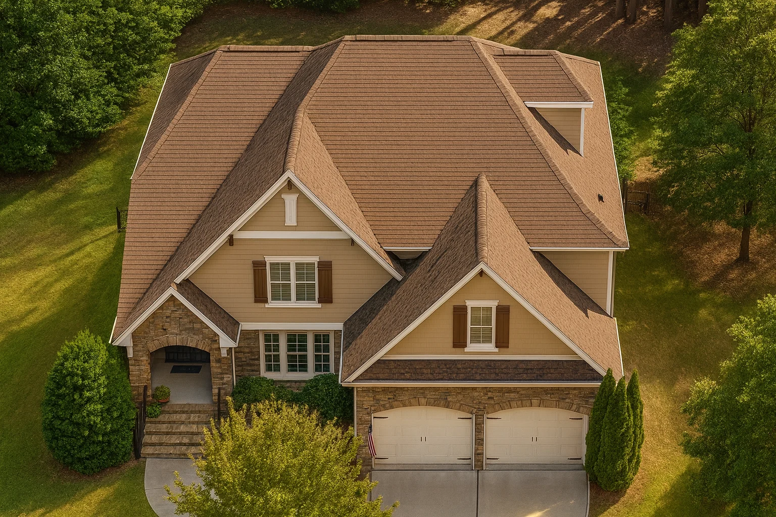 2,838 sq. ft., 3-story Craftsman-style house plan with 4 bedrooms