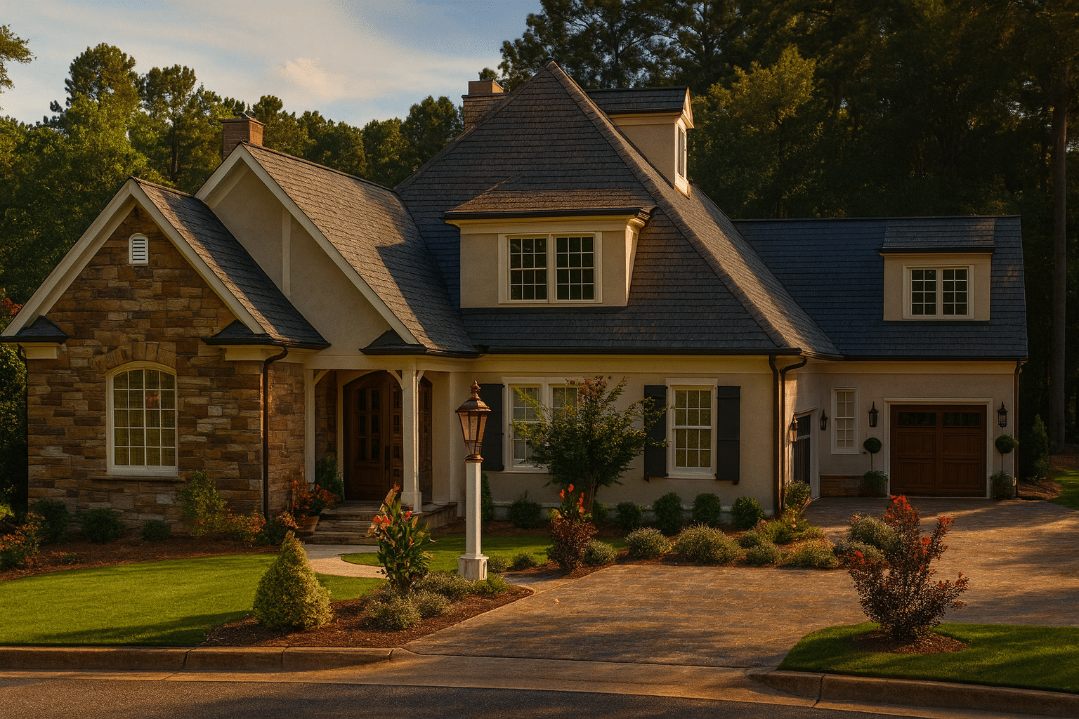 3-Bed, 3-Bath, 3157 SF French Country House Plan