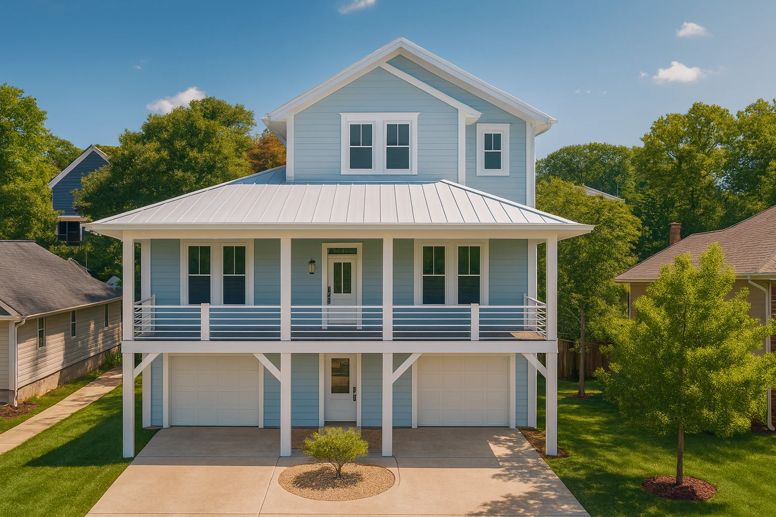 3-Story Coastal Home Plan