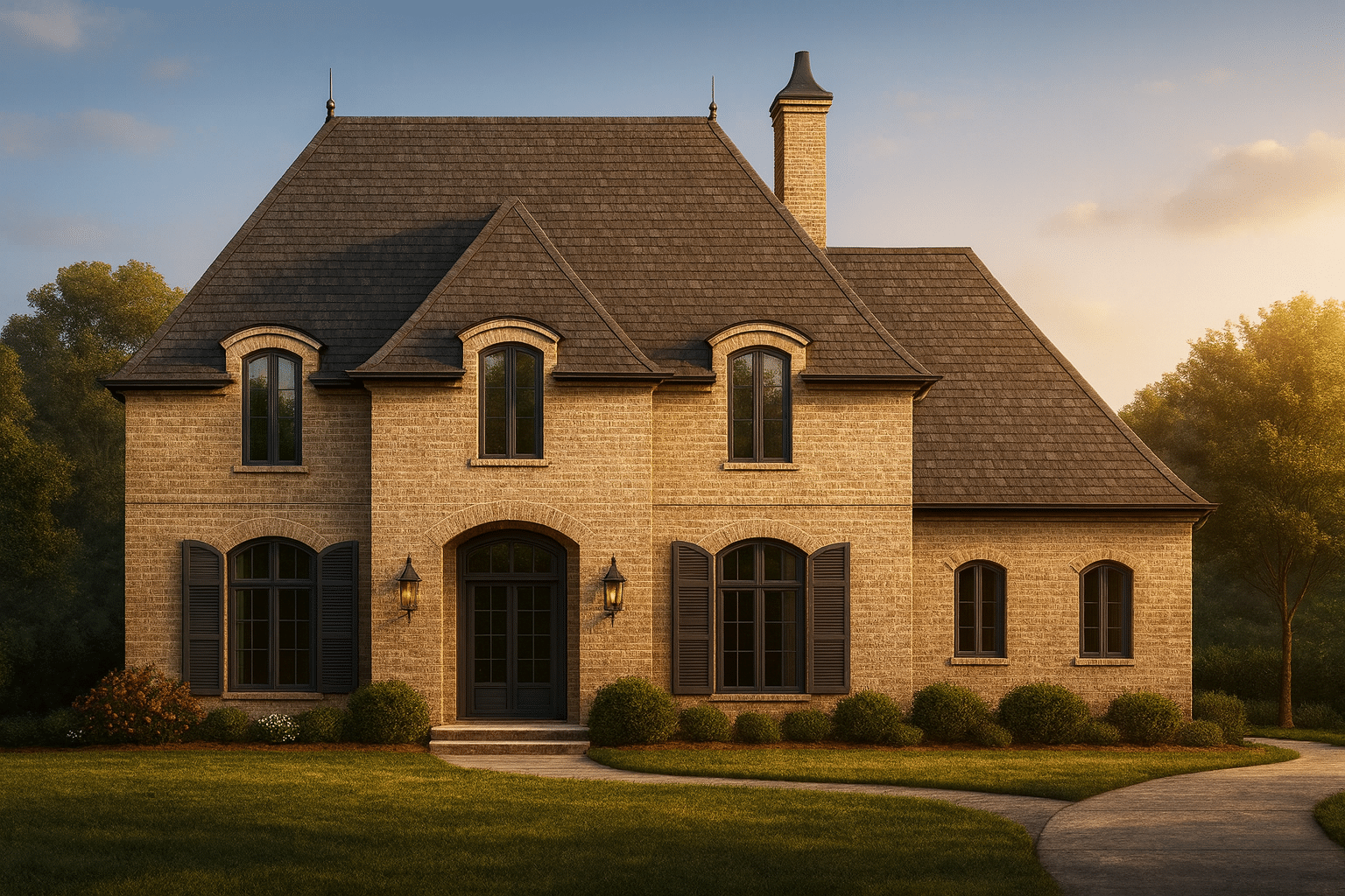 3-Story House Plan with Basement, Balcony & Open Floor Layout