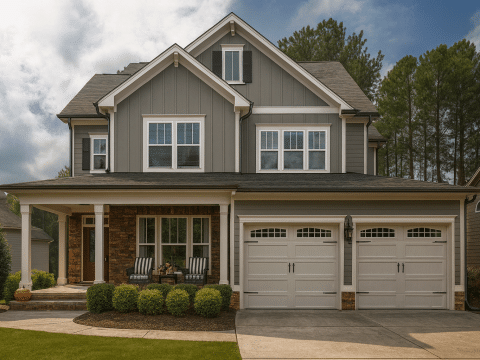 3-Story House Plan with Vaulted Ceilings, Bonus Rooms & CAD Blueprint