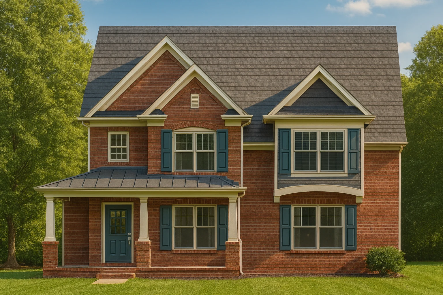3,400 sq. ft. home plan with 4 bedrooms, 3.5 baths