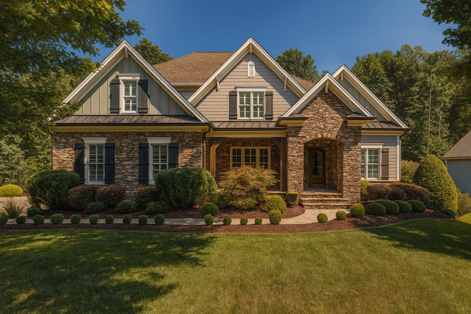 4-Bed, 4-Bath, 3,120 SF Craftsman House Plan