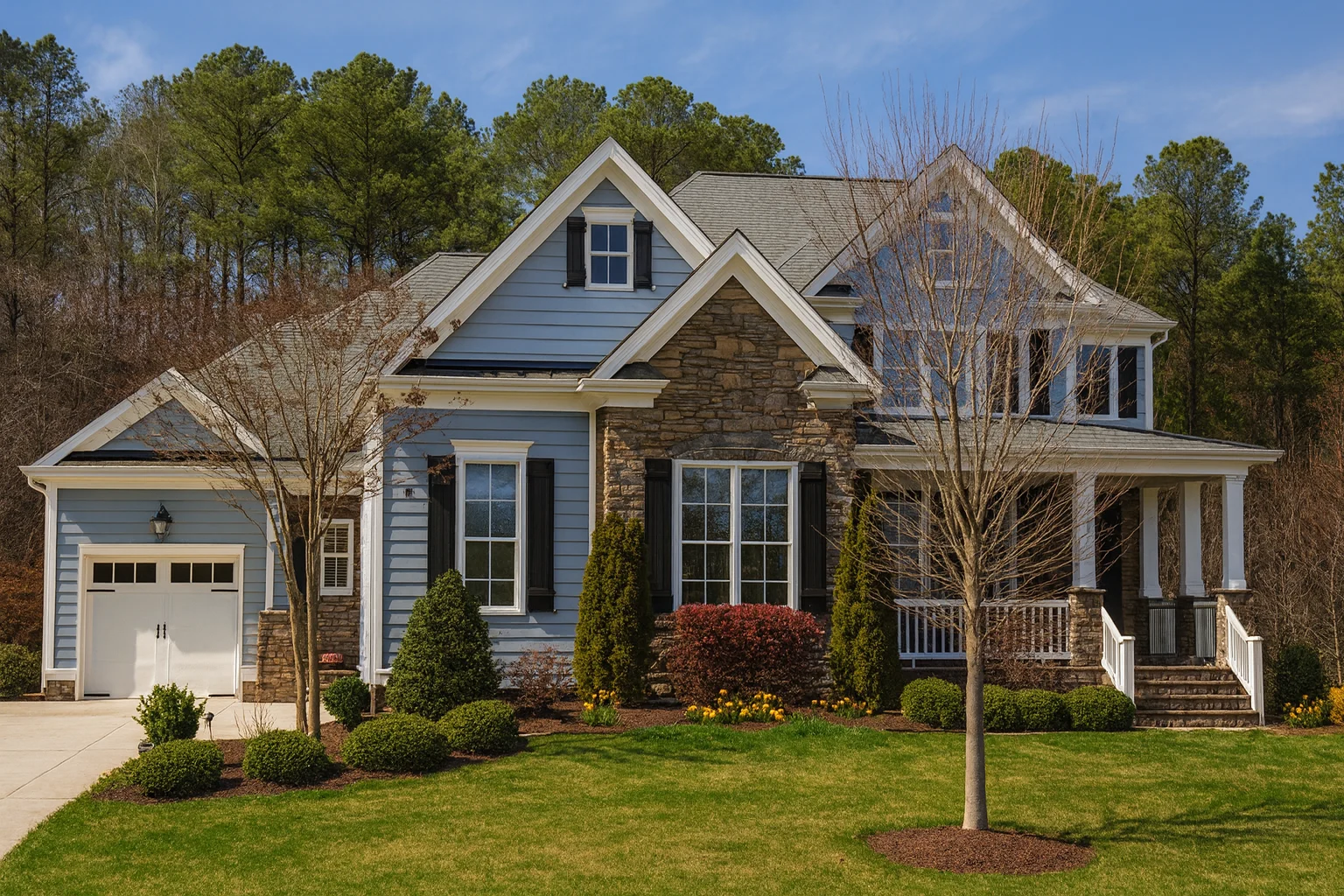 4,109 sq. ft., 3-story house plan featuring 4 bedrooms, 3 baths