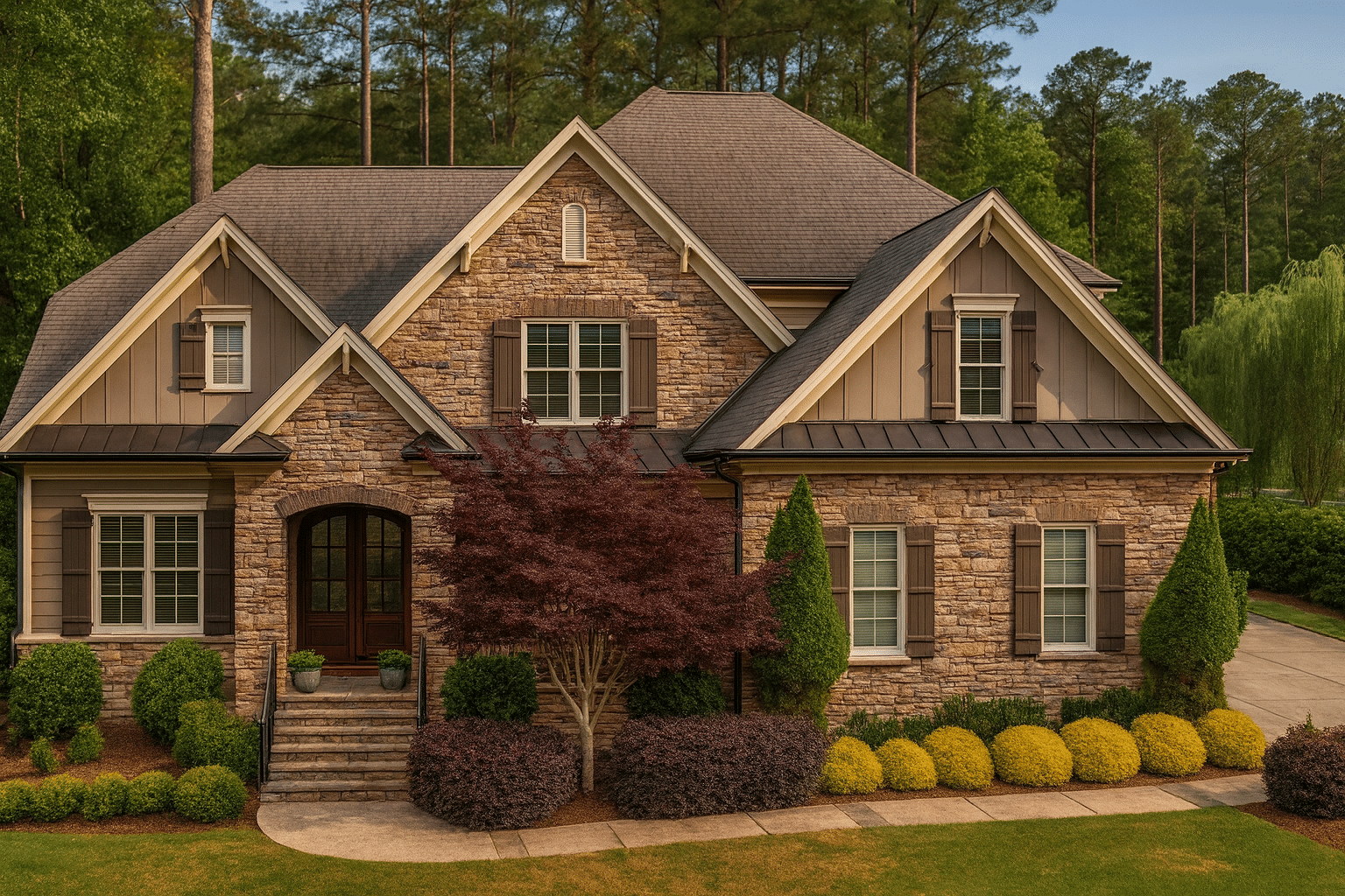 6-Bed, 4466 SF Traditional Craftsman House Plan