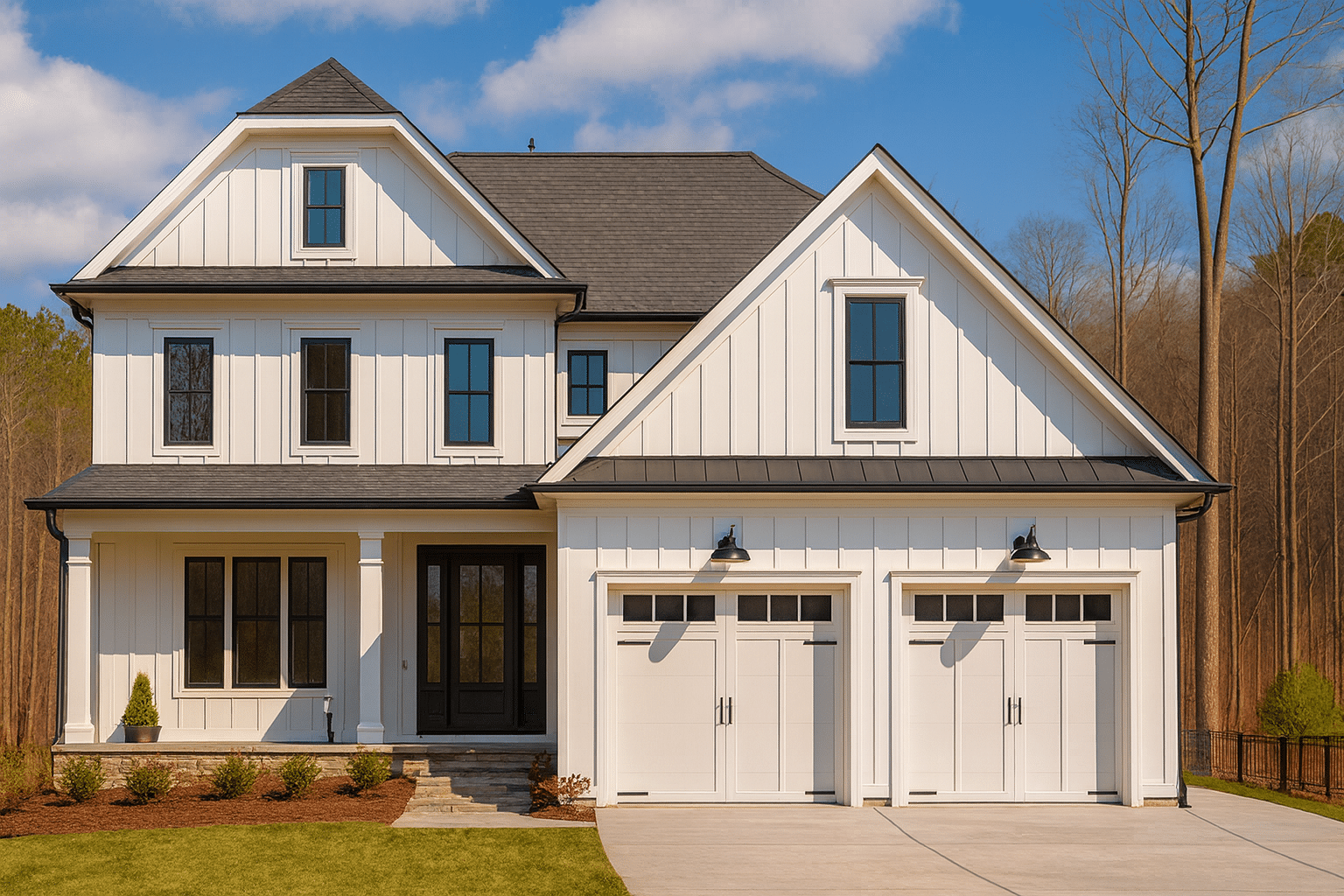 6-Bed, 7-Bath, 4,465 SF Modern Farmhouse House Plan