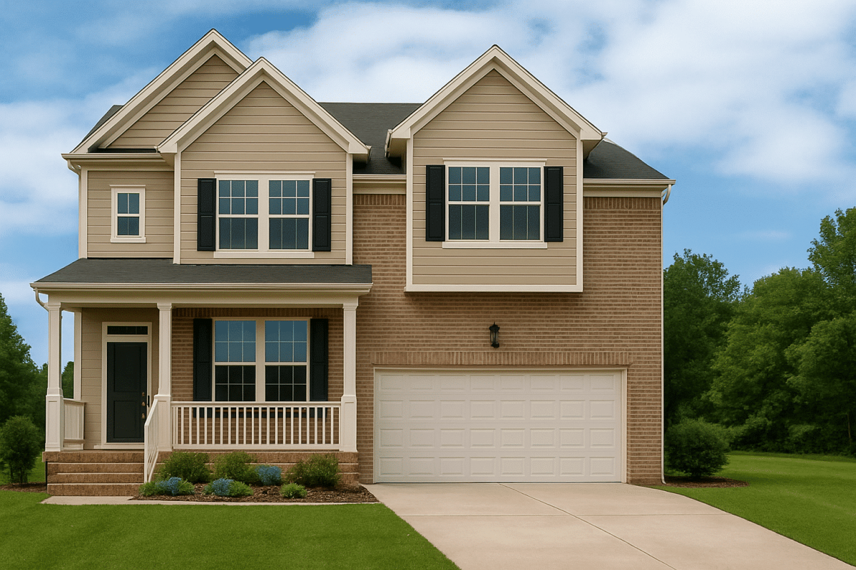 Modern Suburban house Plan