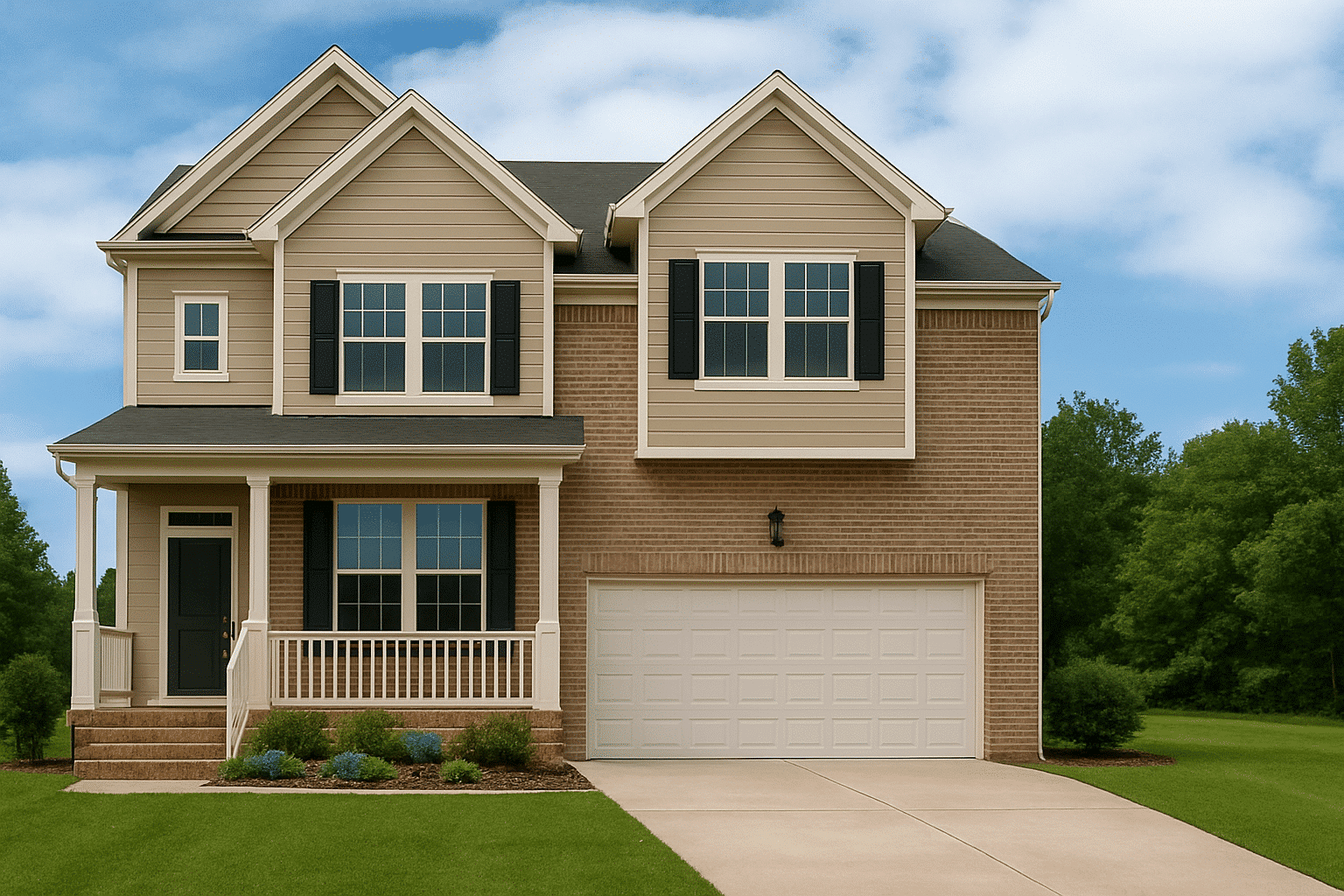 Modern Suburban house Plan