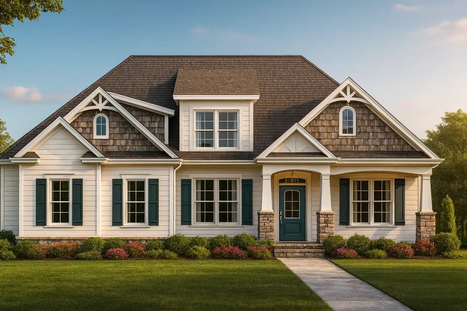 Beautiful 1.5 Story Home Plan with Bonus Room & CAD Blueprint