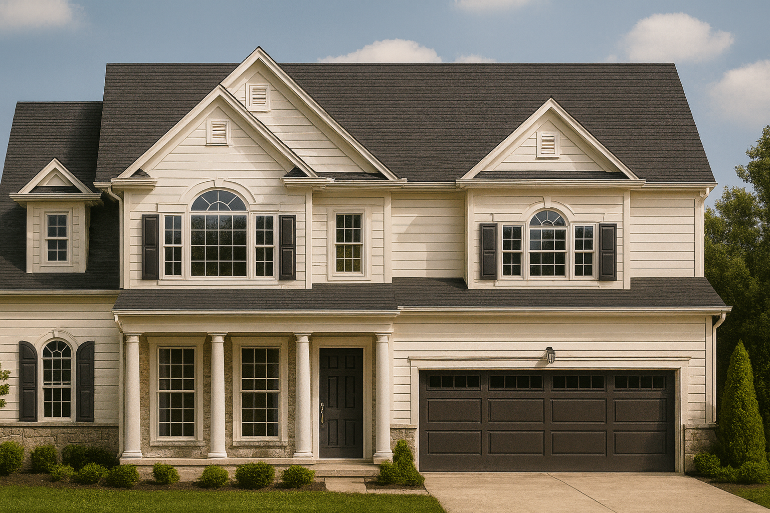 Beautiful 2-Story House Plan with 4 Bedrooms and 3 Bathrooms,