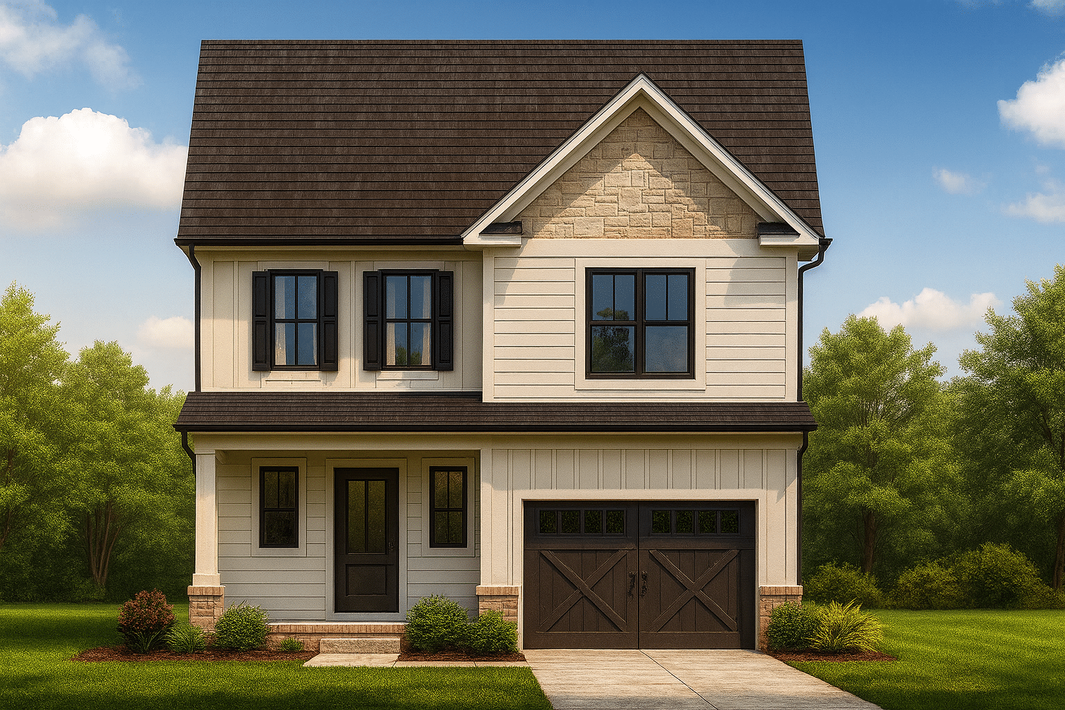 Beautiful 2-Story House Plan with Craftsman Style & Open Layout