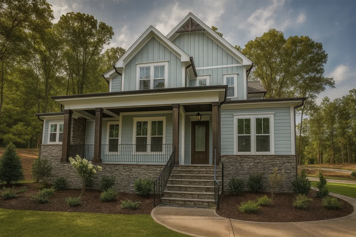 Beautiful 2-Story House Plan with Traditional Craftsman Design
