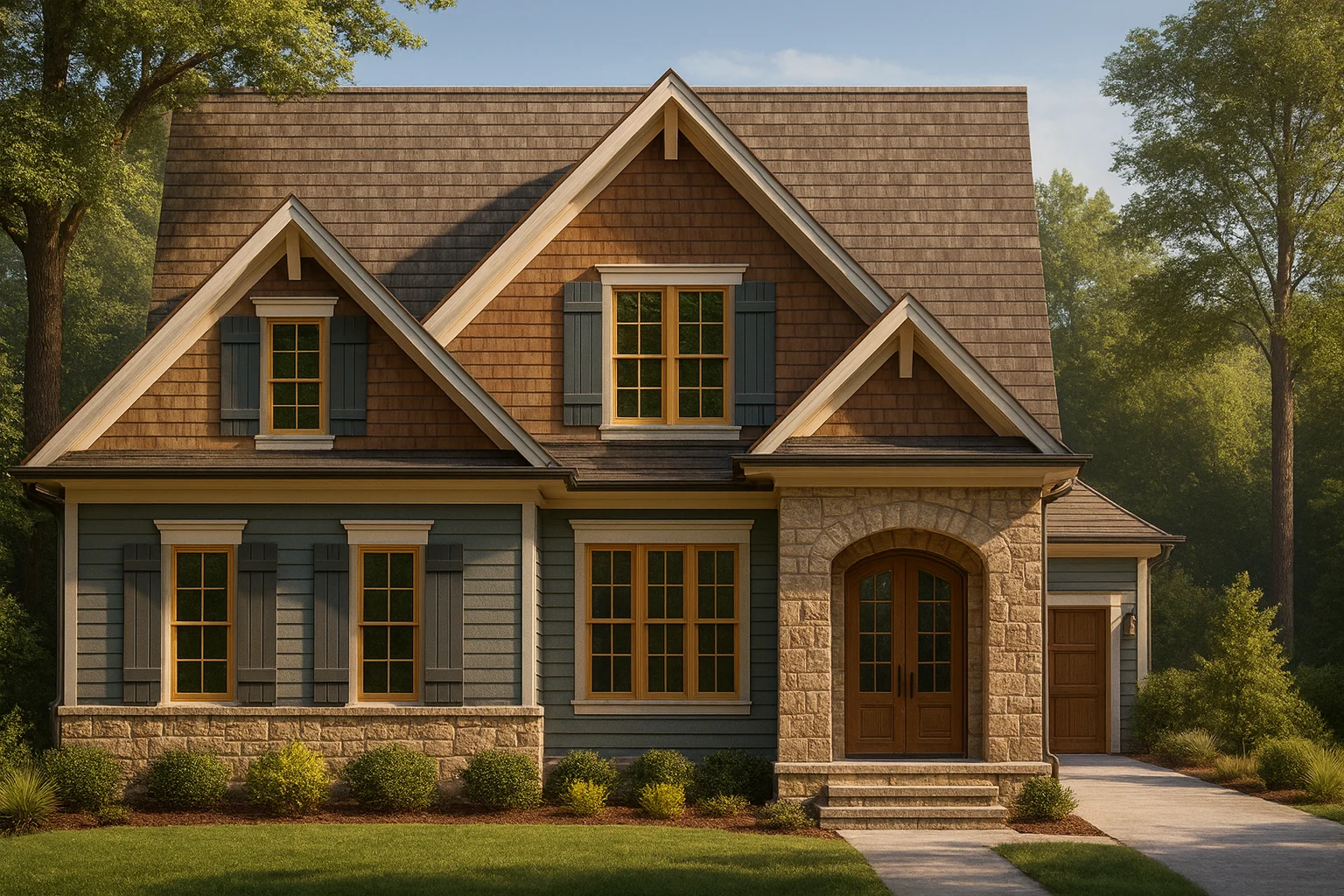 Beautiful CAD Home Plan 4 Bedroom Floor Plan with Designs