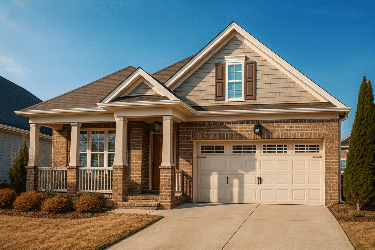Beautiful CAD Ranch Floor Plan with 1.5 Stories & Bonus Room