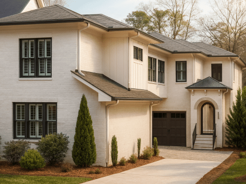Charleston-Inspired 2-Story House Plan with 5 Bedrooms & Covered Porches