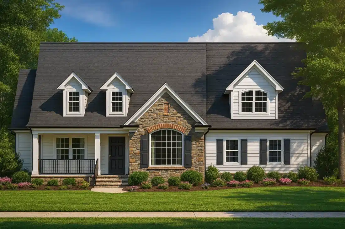 Charming 1.5-Story House Plan with Traditional Craftsman Design