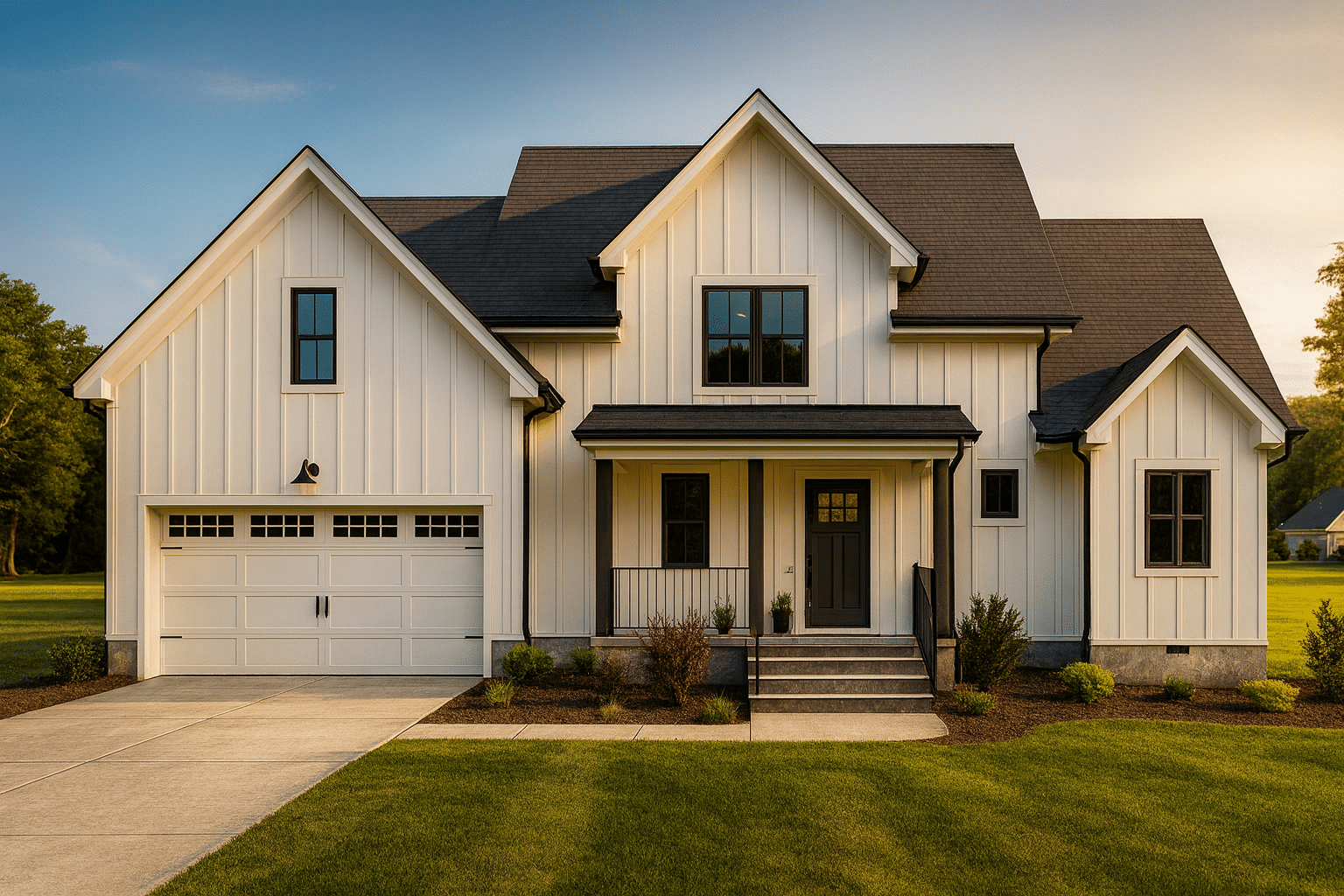 Charming 2-Story Home Design with Modern CAD Floor Plan