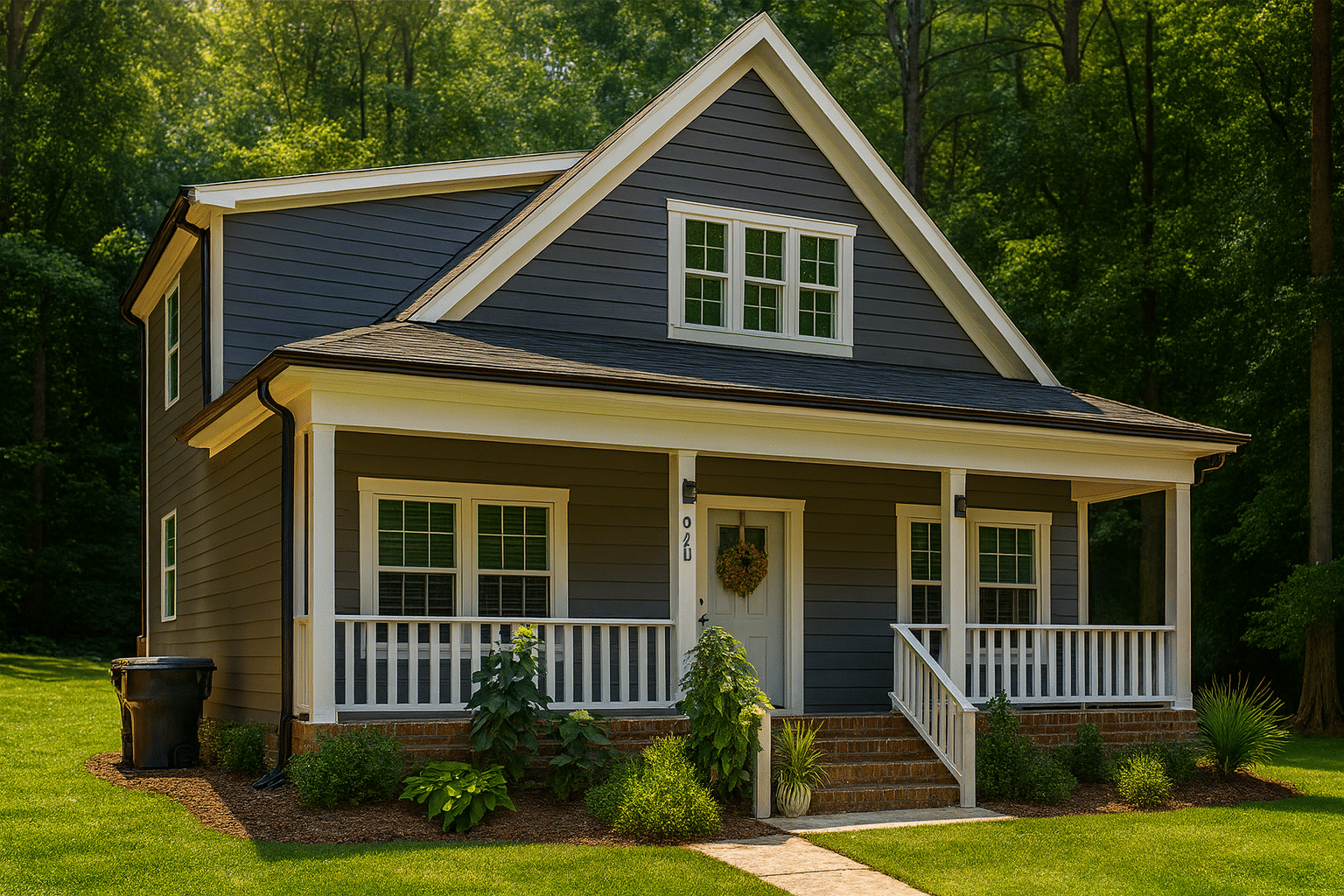 Charming 2-Story House Plan with Craftsman Touch & CAD Blueprints