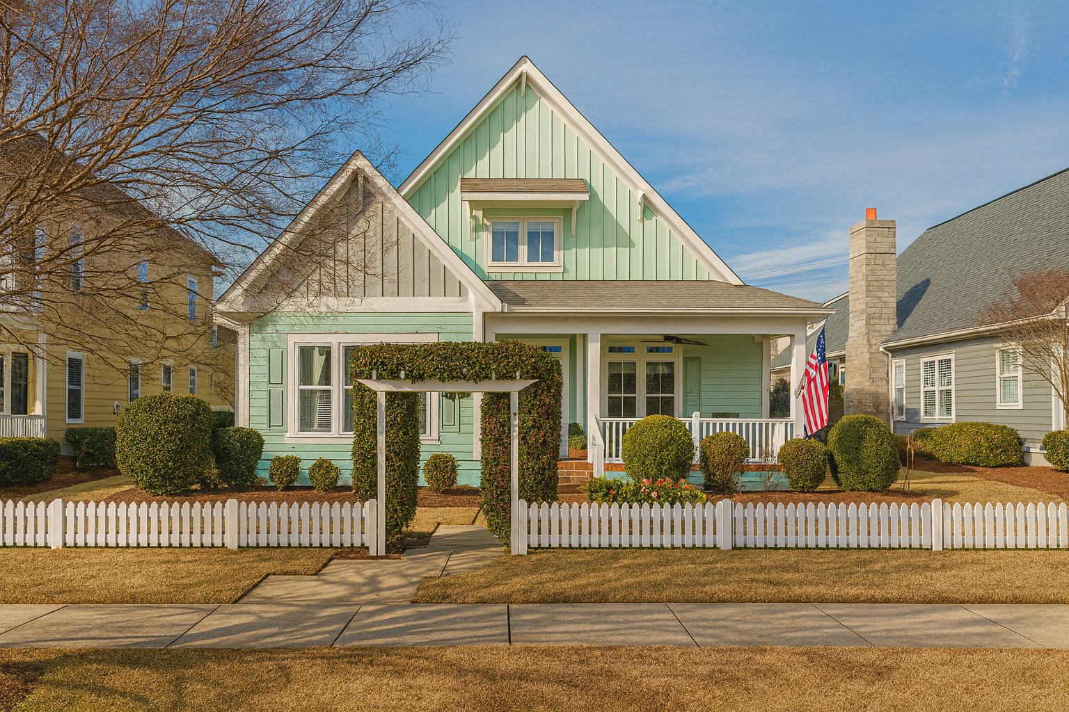 Charming 3-Bedroom Cottage House Plan with 2 Stories and Open Design