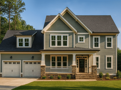 Charming Craftsman Home Plan with Open Floor Plan Design