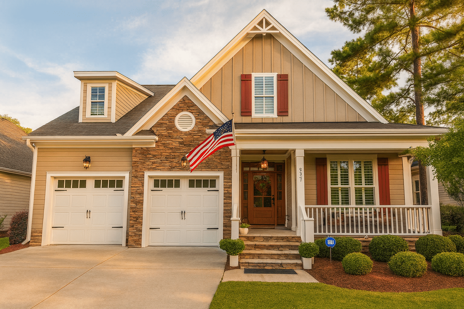 Charming Craftsman House Plan with Vaulted Ceilings & Bonus Space