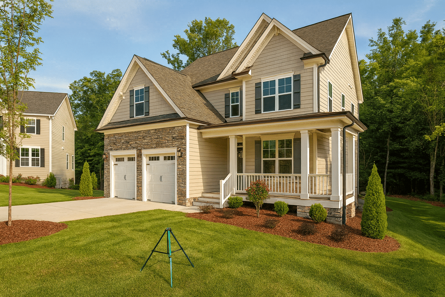 Charming Two-Story House Plan with 4 Bedrooms & Elegant Architecture