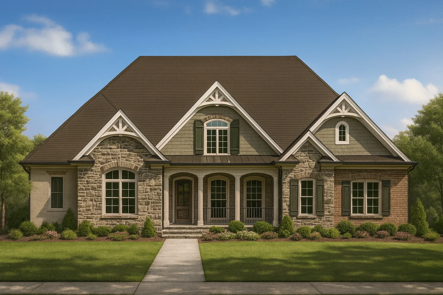 Elegant House Plan with Basement & Bonus Room for Flexible Living