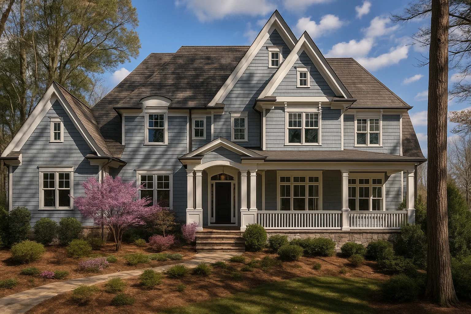 Traditional Colonial Revival House Plan – 5-Bed, 5-Bath, 5,322 SF
