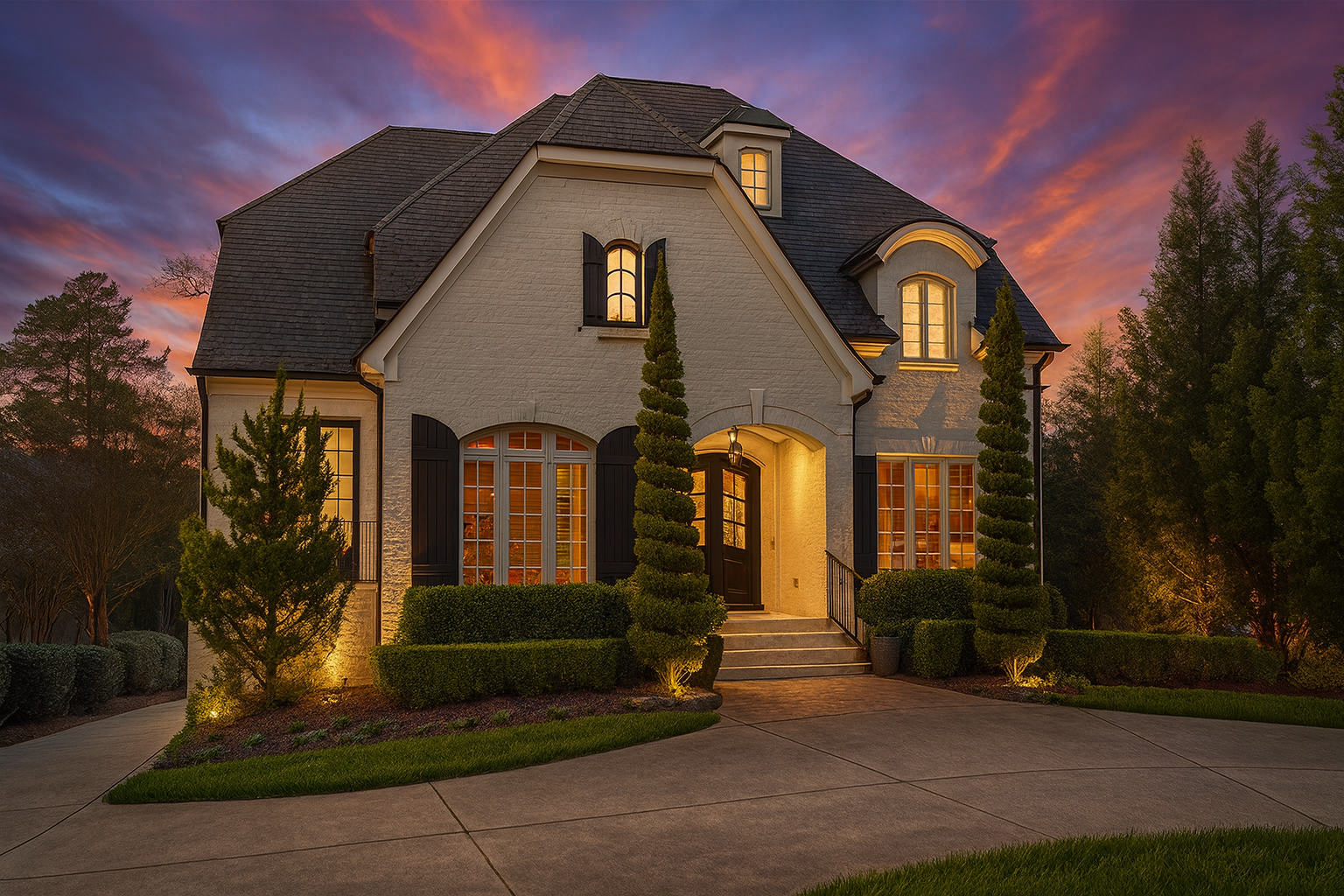 Compact 2-Story Garage House Plan with Balcony & 1 Bedroom