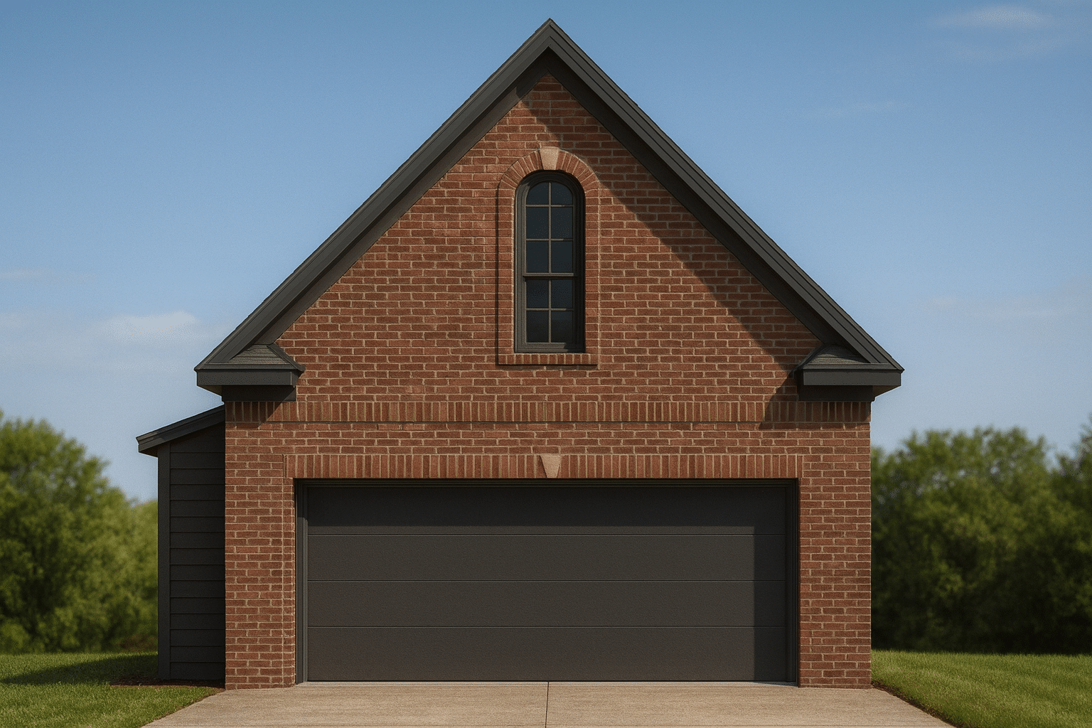 Compact House Garage Plan with Bonus Room Floor Plan Blueprint Design