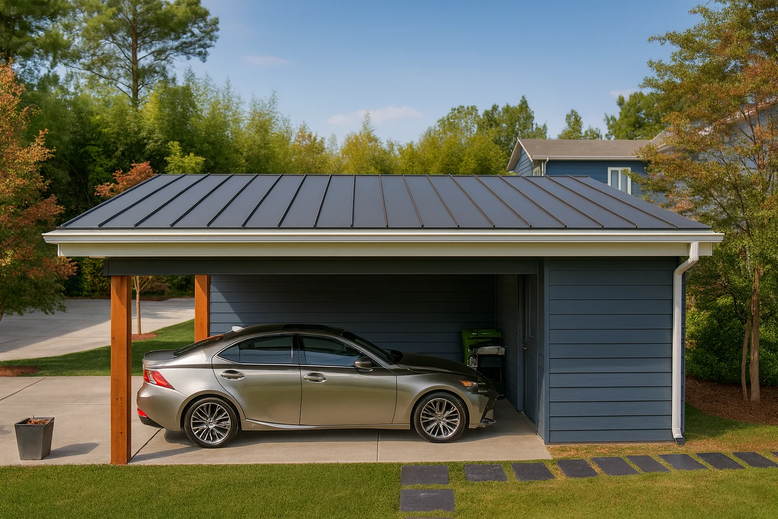 Contemporary Carport 18' x 24'