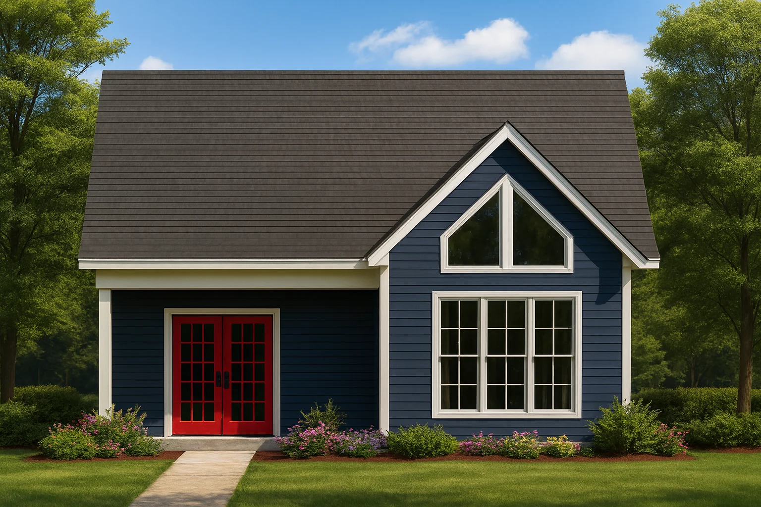 Cozy 2-Story Cabin Floor Plan