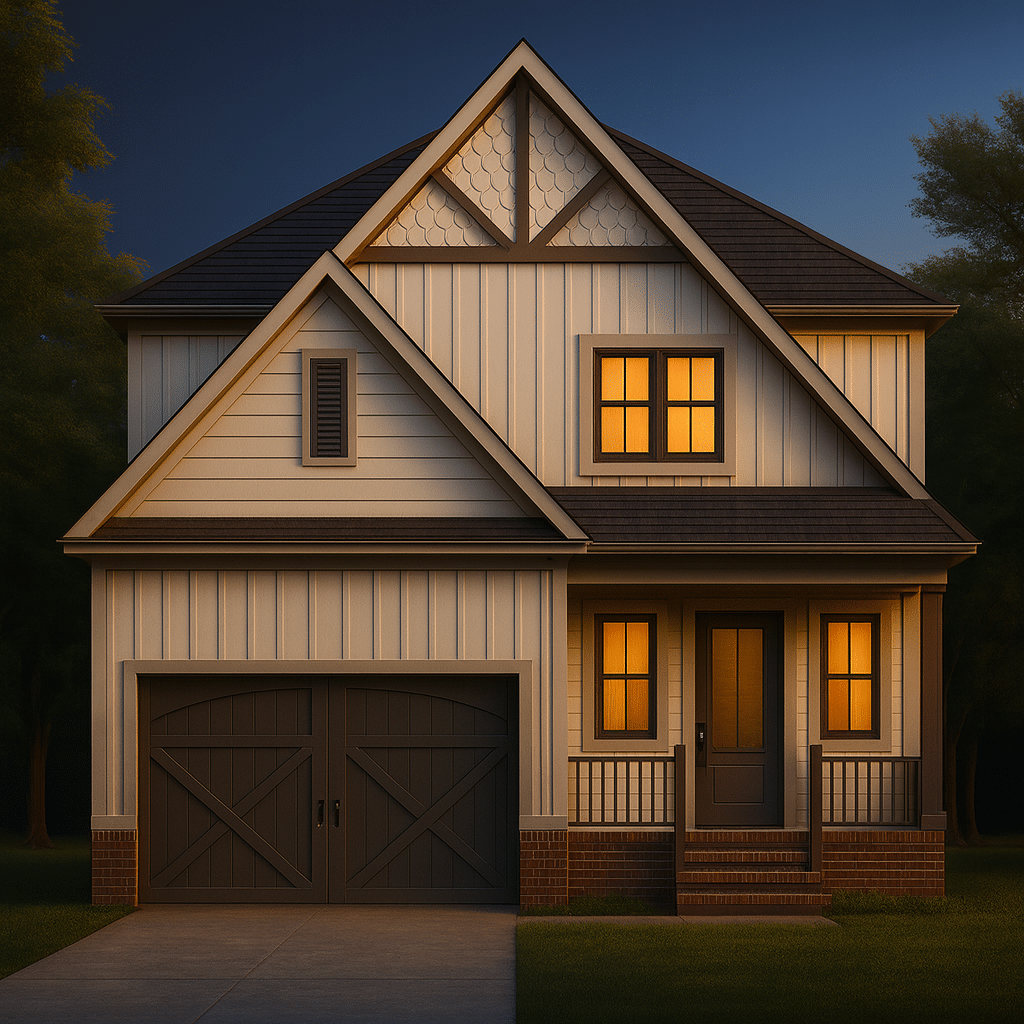 Craftsman Home Design with Full CAD Blueprints & Features