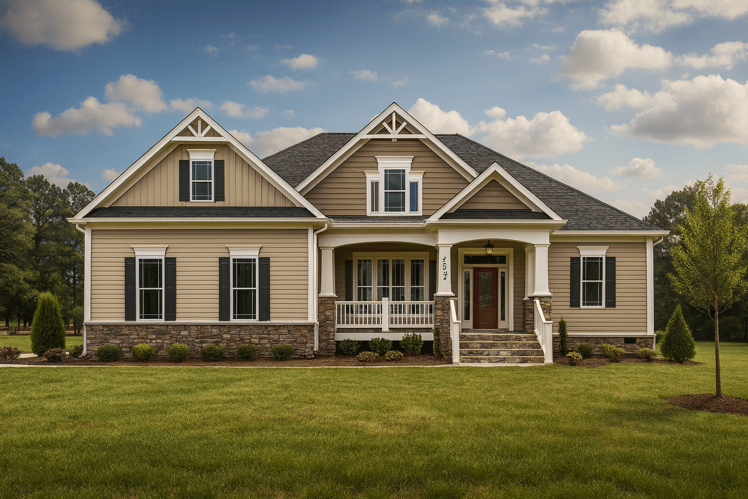 Craftsman Home Floor Plan with CAD Designs and Blueprints