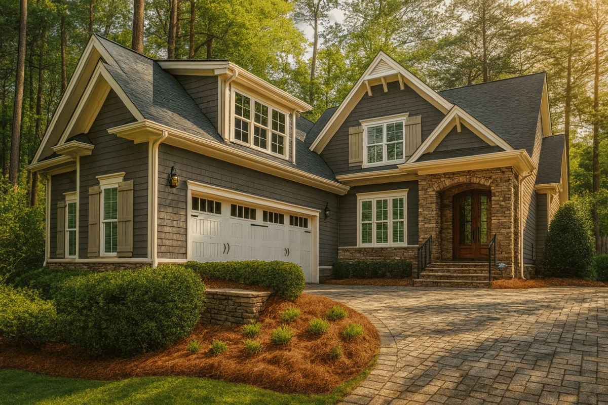 Craftsman Home Plan with 2 Floors, 4 Bedrooms & CAD Designs